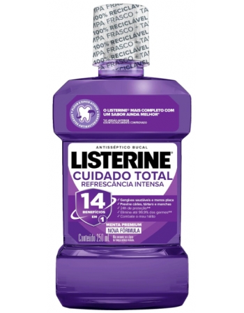 LISTERINE CUIDADO TOTAL ANTISSÉPTICO BUCAL 250ML