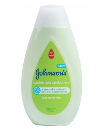 CONDICIONADOR JOHNSON´S BABY CABELOS CLAROS 200ML