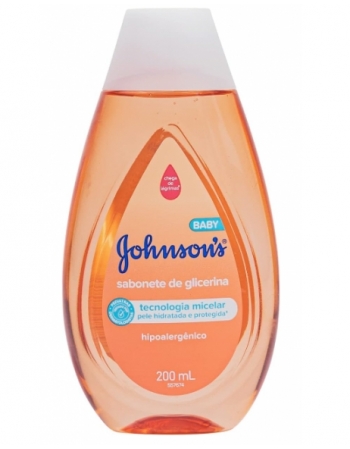 SABONETE JOHNSON´S BABY LÍQUIDO GLICERINA CABEÇA AOS PÉS 200ML