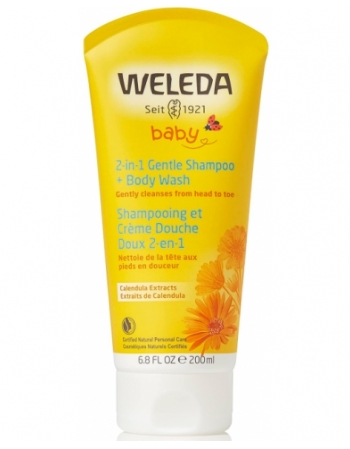 SHAMPOO E SABONETE LÍQUIDO CALÊNDULA BABY WELEDA 200ML