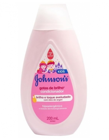 CONDICIONADOR JOHNSON´S BABY GOTAS BRILHO 200ML