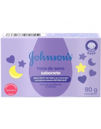 SABONETE JOHNSON´S BABY HORA SONO 80G