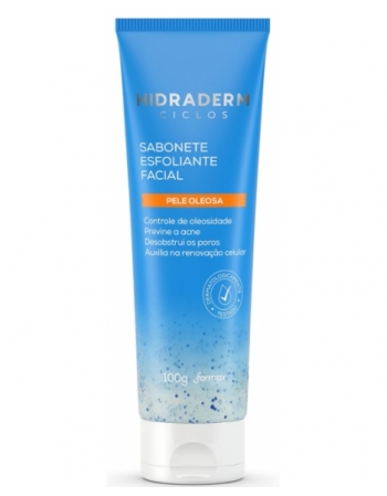 SABONETE LÍQUIDO ESFOLIANTE FACIAL HIDRADERM CICLOS 100G