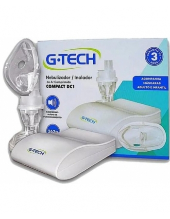 NEBULIZADOR E INALADOR AR COMPRIMIDO COMPACT DC1 G-TECH