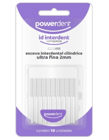 ESCOVA INTERDENTAL ID BRANCA CILINDRO ULTRA FINA - 10 UNIDADES