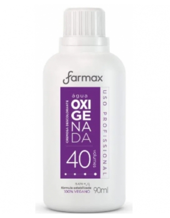 ÁGUA OXIGENADA CREMOSA FARMAX 40V 90ML