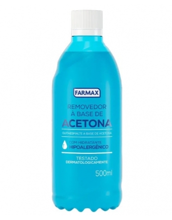 REMOVEDOR ESMALTE COM ACETONA 500ML