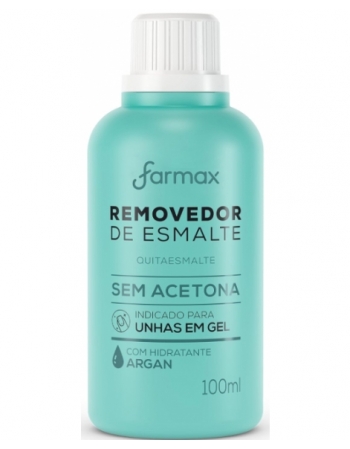 REMOVEDOR ESMALTE SEM ACETONA ARGAN 100ML