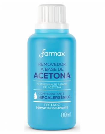 REMOVEDOR ESMALTE COM ACETONA 80ML