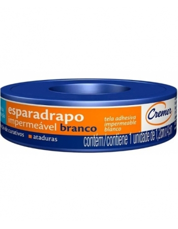 ESPARADRAPO IMPERMEÁVEL BRANCO CREMER 12MMX4,5M (VALIDADE 08/2024)