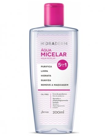 ÁGUA MICELAR HIDRADERM FARMAX 200ML