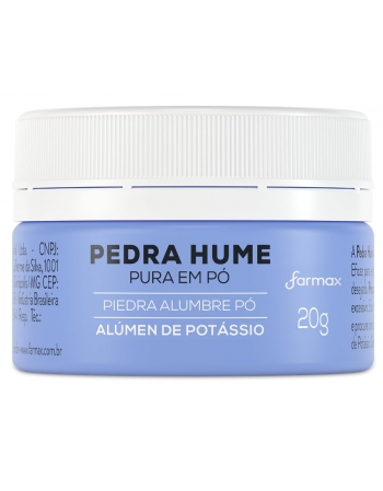 PEDRA HUME PURA EM PÓ FARMAX 20G