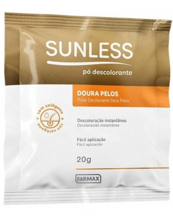 PÓ DESCOLORANTE DOURA PELOS SUNLESS FARMAX 20G