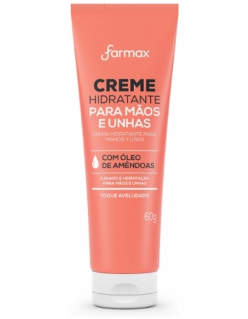 CREME PARA MÃOS BISNAGA FARMAX 60G