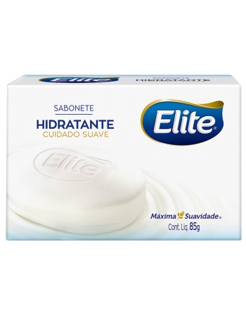 SABONETE ELITE BARRA HIDRATANTE BRANCO 85G