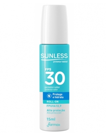 PROTETOR SOLAR LABIAL BASTÃO SUNLESS FT30 15ML