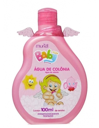 ÁGUA DE COLÔNIA BABY MURIEL ROSA 100ML