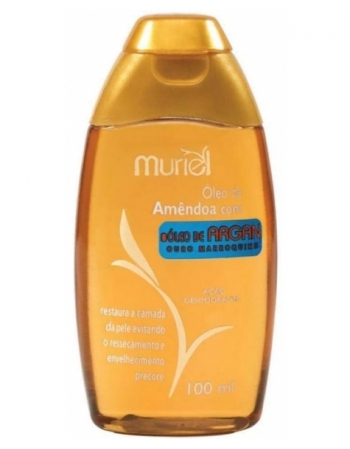 ÓLEO CORPORAL AMÊNDOAS COM ARGAN MURIEL 100ML