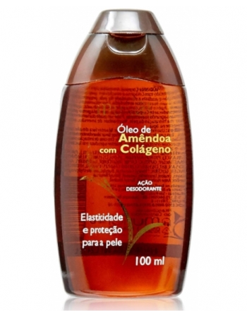 ÓLEO CORPORAL AMÊNDOAS COM COLÁGENO MURIEL 100ML