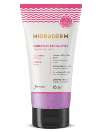 SABONETE LÍQUIDO ESFOLIANTE HIDRADERM PITAYA 180ML