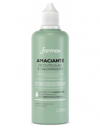 AMACIANTE DE CUTÍCULAS E CALOSIDADES FARMAX 110ML