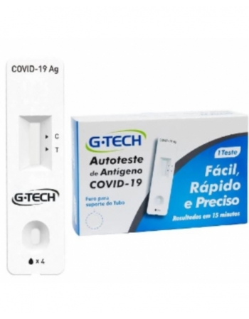 AUTOTESTE DE ANTÍGENO PARA COVID G-TECH - 1 UNIDADE