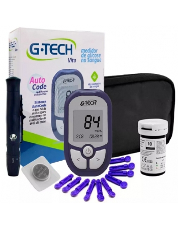 KIT MEDIDOR DE GLICOSE G-TECH VITA