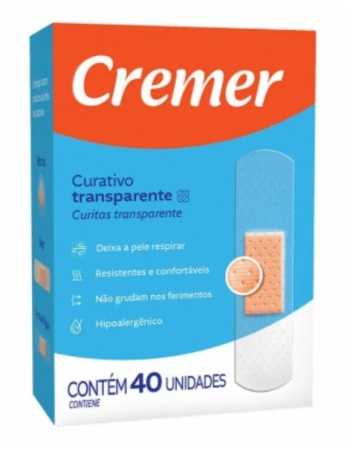 CURATIVO CREMER CARE TRANSPARENTE - 40 UNIDADES