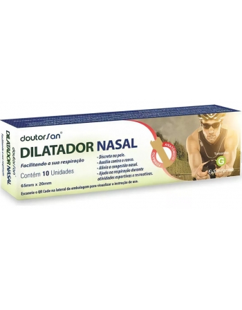 DILATADOR NASAL DOUTORSAN G - 10 UNIDADES