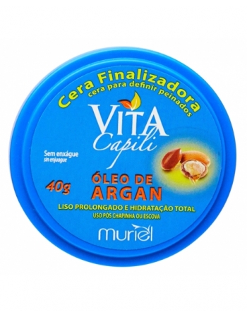 CERA FINALIZADORA CAPILAR VITA CAPILI MURIEL ÓLEO ARGAN 40G