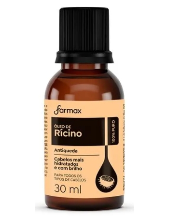 ÓLEO CAPILAR DE RÍCINO PURO ANTIQUEDA FARMAX 30ML