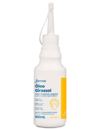 ÓLEO CAPILAR E CORPORAL DE GIRASSOL FARMAX 100 ML