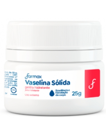 VASELINA SÓLIDA FARMAX 25G