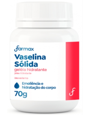 VASELINA SÓLIDA FARMAX 70G