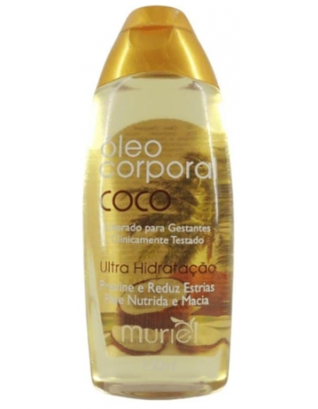 ÓLEO CORPORAL AMÊNDOAS COM COCO MURIEL 100ML