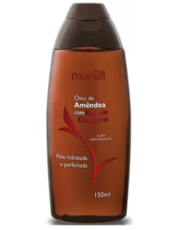 ÓLEO CORPORAL AMÊNDOAS COM FLOR DE CEREJEIRA MURIEL 150ML